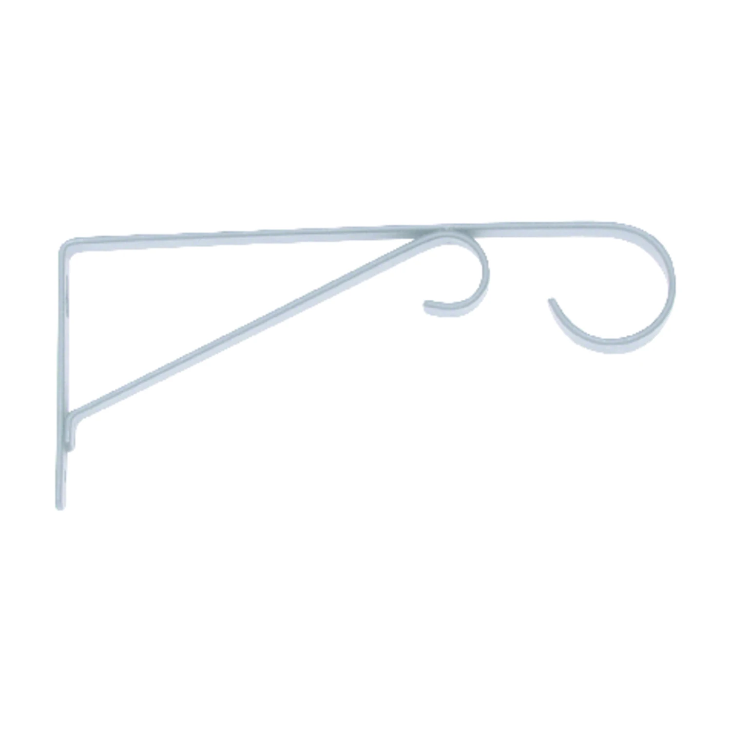 National Hardware 9 In. White Steel Hanging Plant Bracket