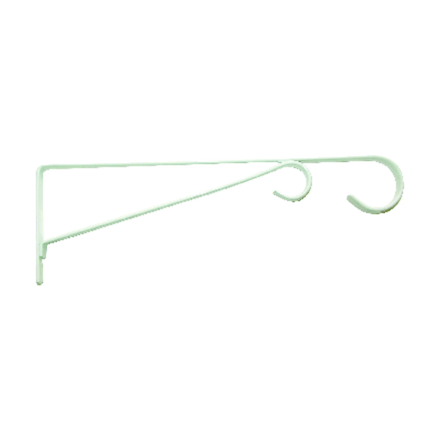 Panacea White Steel 12 in. H Straight w/Loop Plant Hook