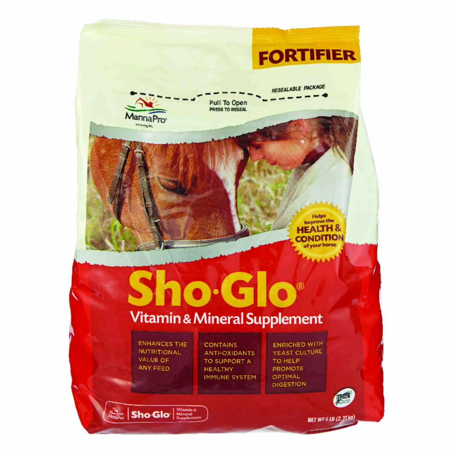 Sho Glo Equine Vitamin & Mineral Supplement, 5 Lbs. - High Potency Nutritional Support