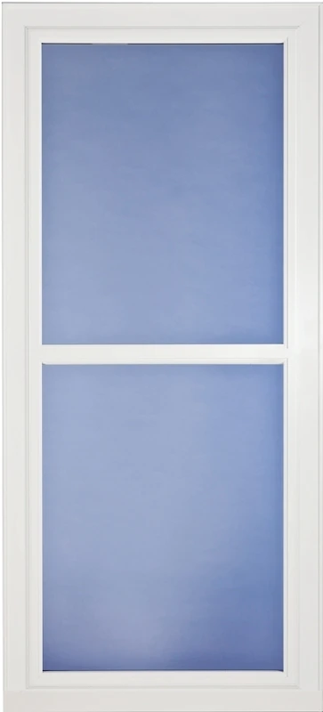 Easy Vent Selection Storm Door with Full-View Low Emissivity Glass, White Finish, 36 by 81 Inches