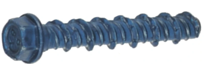 Concrete Screw Anchors, Hex Washer Head, 5/16 x 2 In., 4-Pk.
