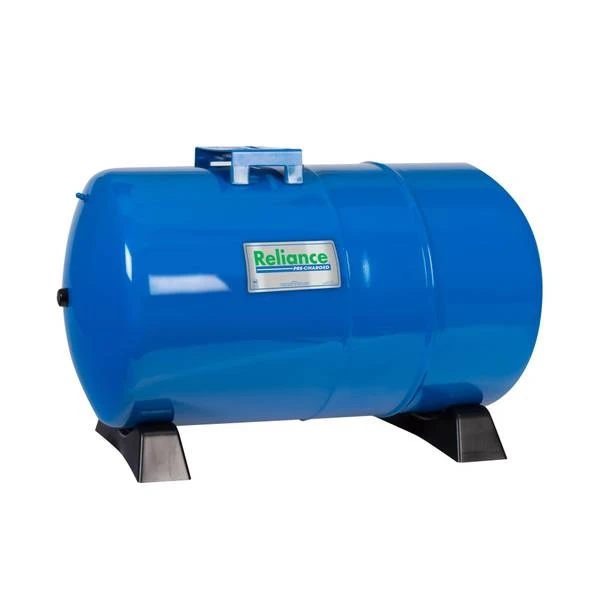 Horizontal Pressure Pump Tank with 20 Gallon Capacity for Water Systems