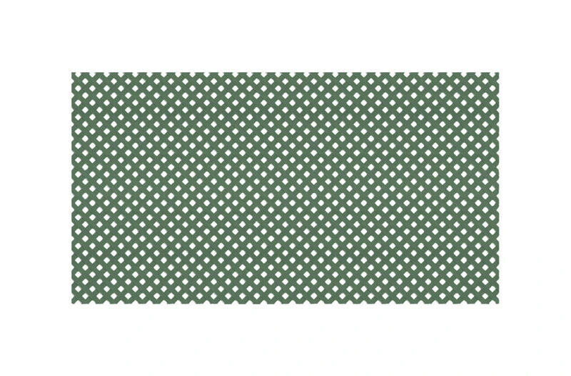 4 Ft. W X 8 Ft. L X 1/8 In. Thick Dark Green Vinyl Privacy Lattice Panel