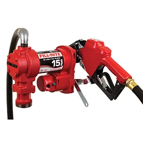 12v Dc Fuel Transfer Pump With Automatic Nozzle, 15 Gpm, Model Fr1210ha
