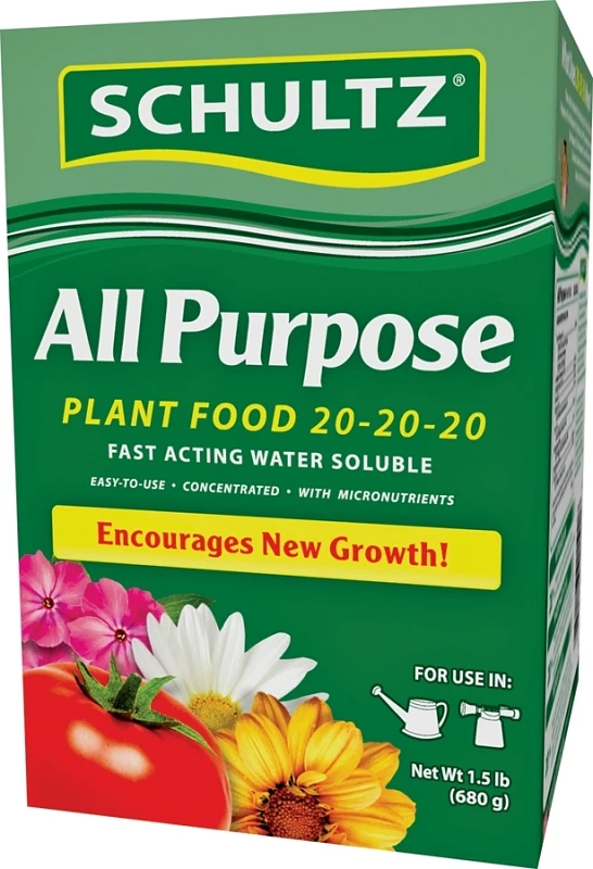 1.5 Lb. 20-20-20 All Purpose Fast Acting Water Soluble Plant Food