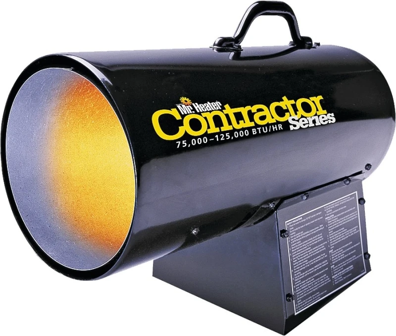 125,000 Btu Propane Qbt Forced Air Heater - Heavy-duty Portable Design