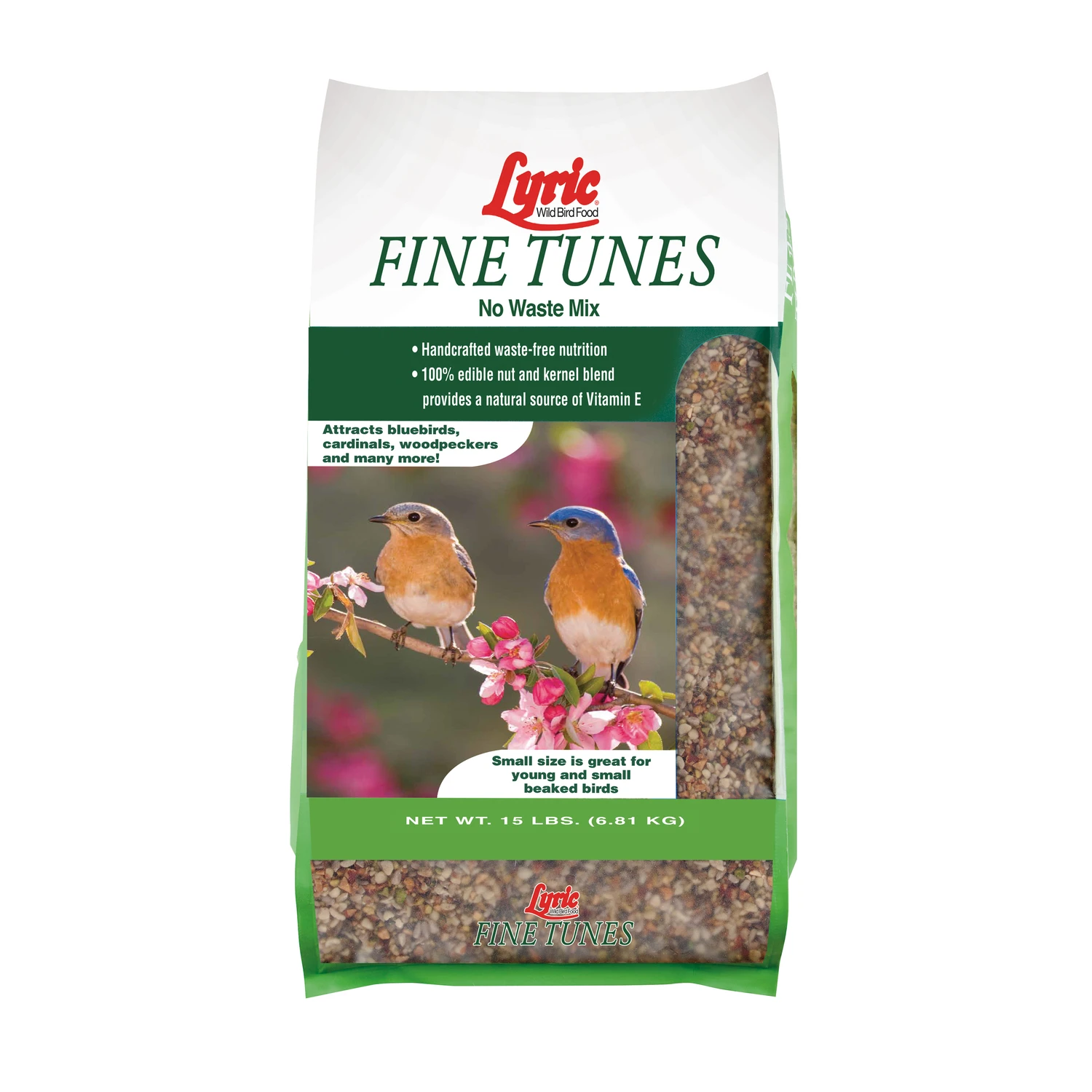 Fine Tunes Assorted Species Peanut Pieces Wild Bird Food 15 Lb Bag