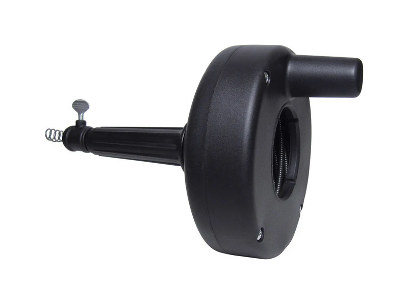 1/4 In. X 15 Ft. Plastic Drum Drain Auger For Sink, Shower, And Tub