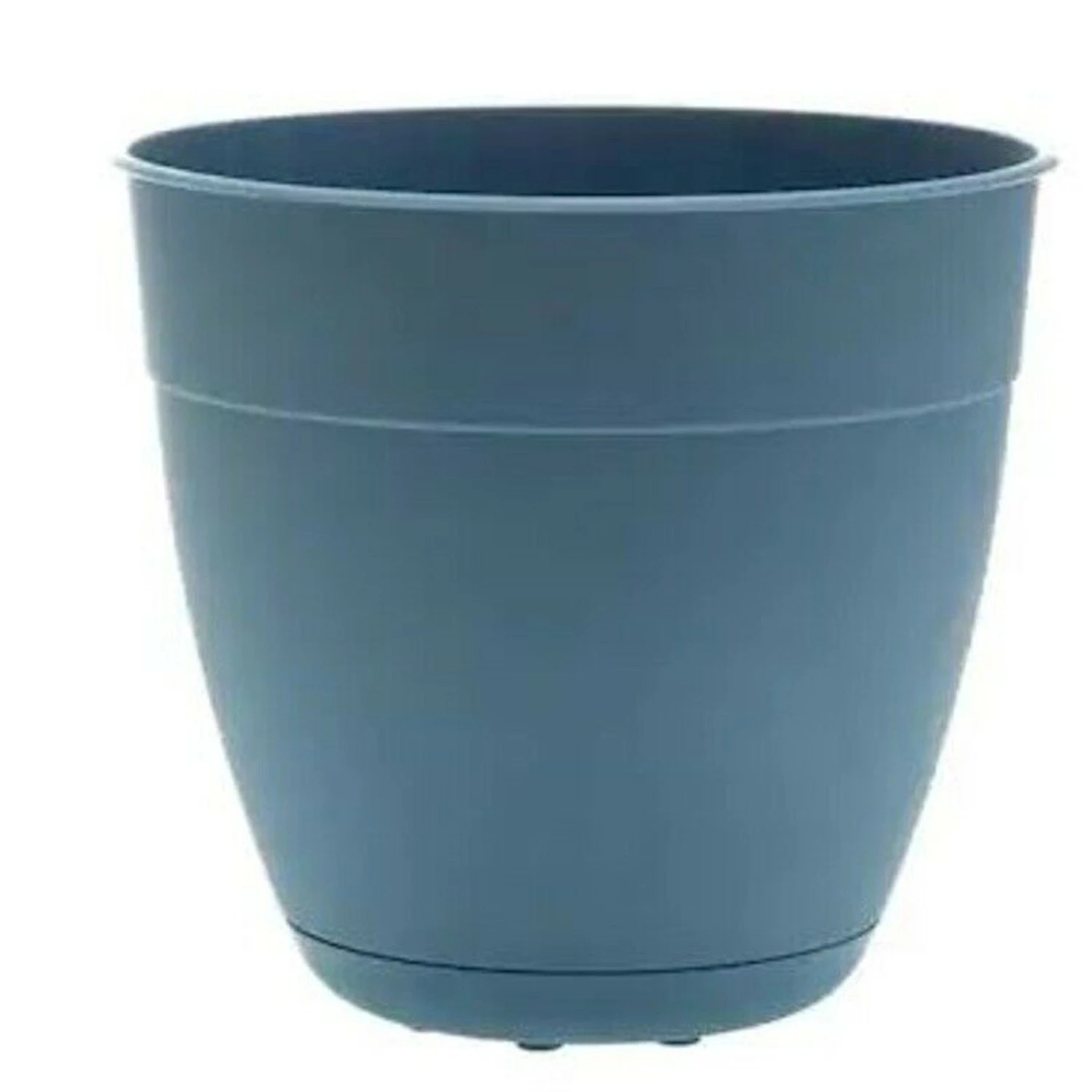 Ocean Series Dayton 11.25 In. H X 12 In. Dia. Recycled Ocean Plastic Planter - Ocean Blue