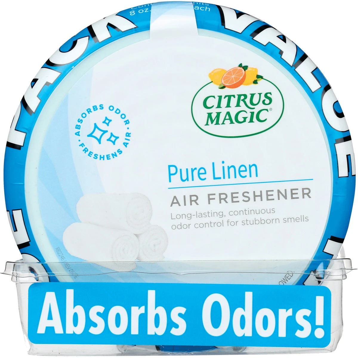 Citrus Magic Solid Air Freshener, Pure Linen, Pack of 2, 8-Ounces