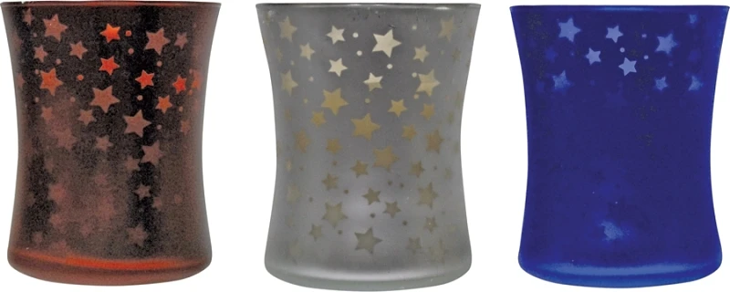 9OZ GLS HURRICAN CANDLE