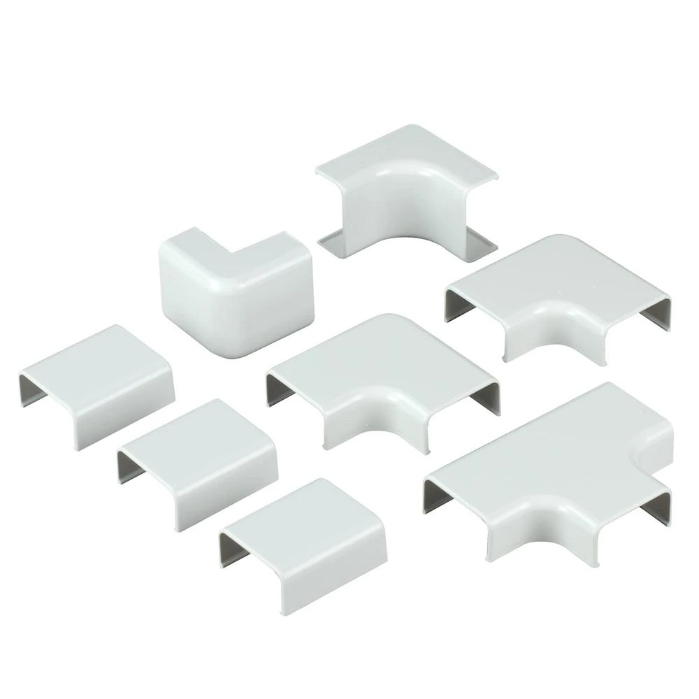 Cordmate Iii Plastic Fitting Pack - 6 Piece White Cable Management Kit