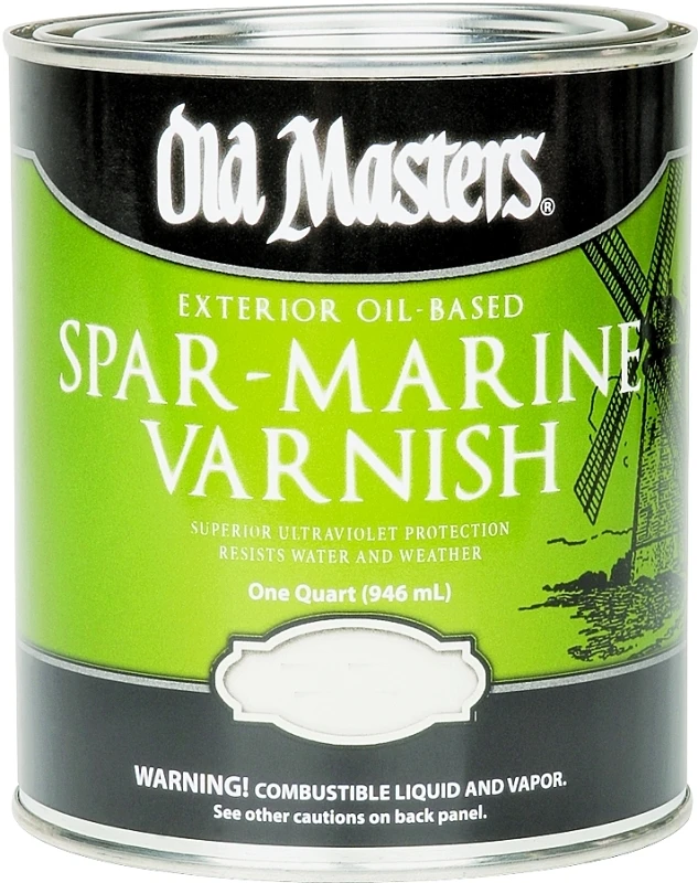 Semi-gloss Clear Oil-based Marine Spar Varnish 1 Quart