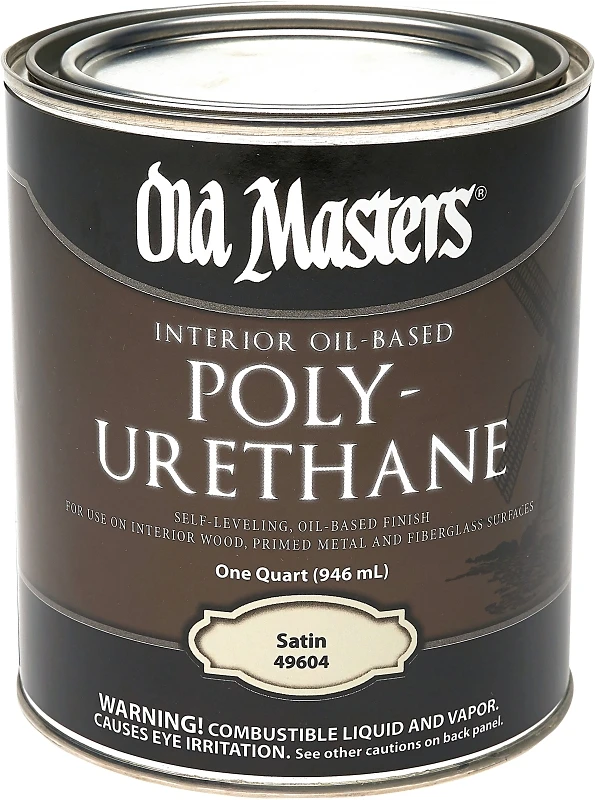 Satin Clear Oil-based Polyurethane 1 Quart - Model 49604