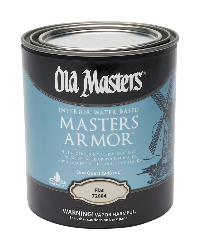 Masters Armor Flat Clear Water-based Floor Finish 1 Quart