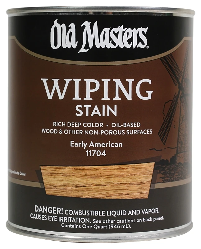 Semi-transparent Early American Oil-based Wiping Stain 1 Quart
