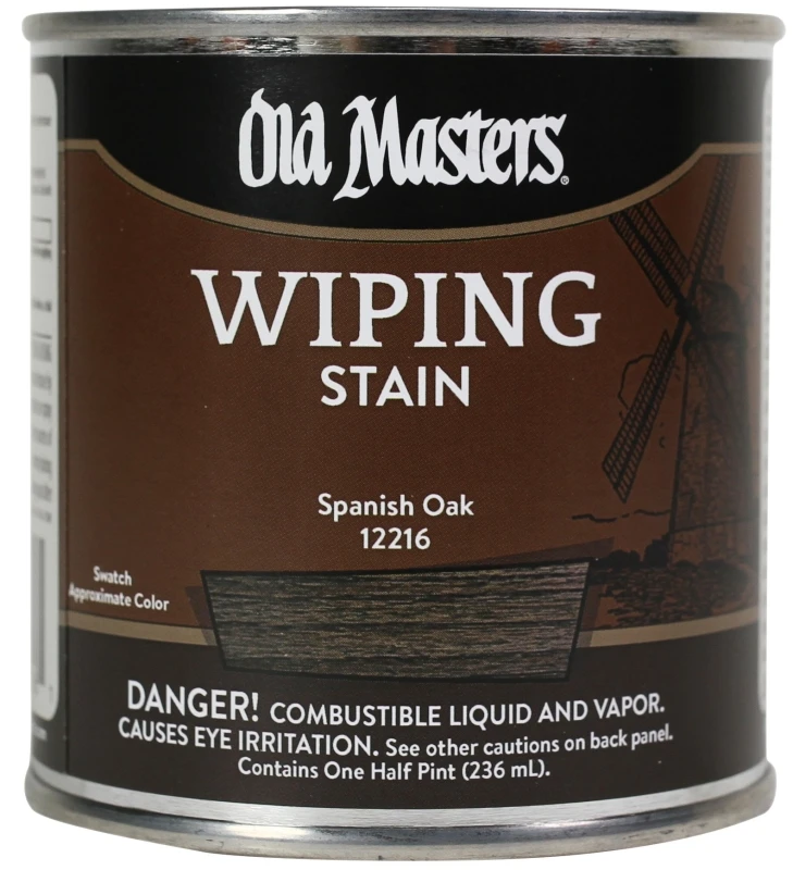 Oil-Based Wiping Stain in Special Oak Finish, One Half Pint