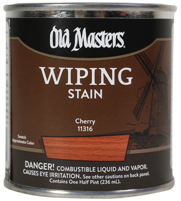 Semi-transparent Cherry Oil-based Wiping Stain 0.5 Pint