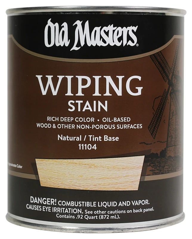 Semi-transparent Natural Oil-based Wiping Stain 1 Quart