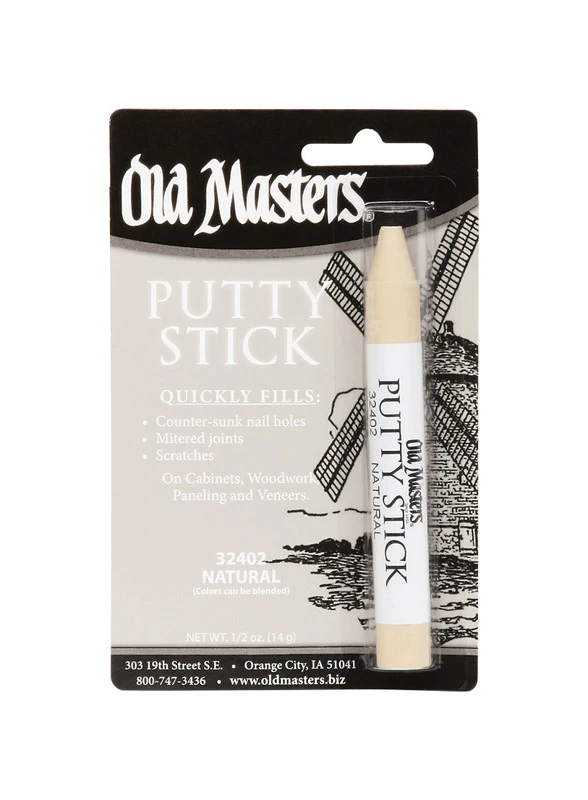 Natural Putty Stick 0.5 Oz For Wood And Craft Projects