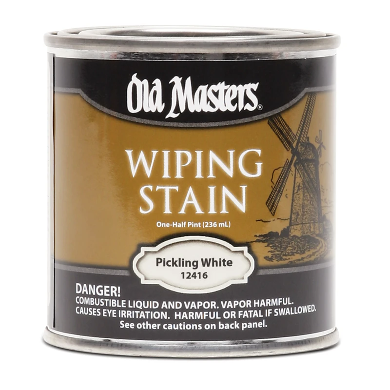Oil-Based Wiping Stain Pickling White 0.5 Pint