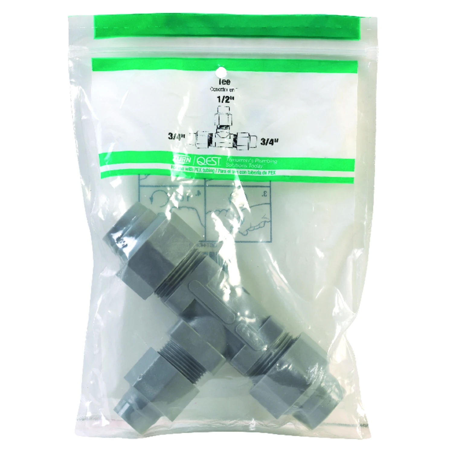 3/4 In. Cts X 3/4 In. Cts Polybutylene Tee Fitting