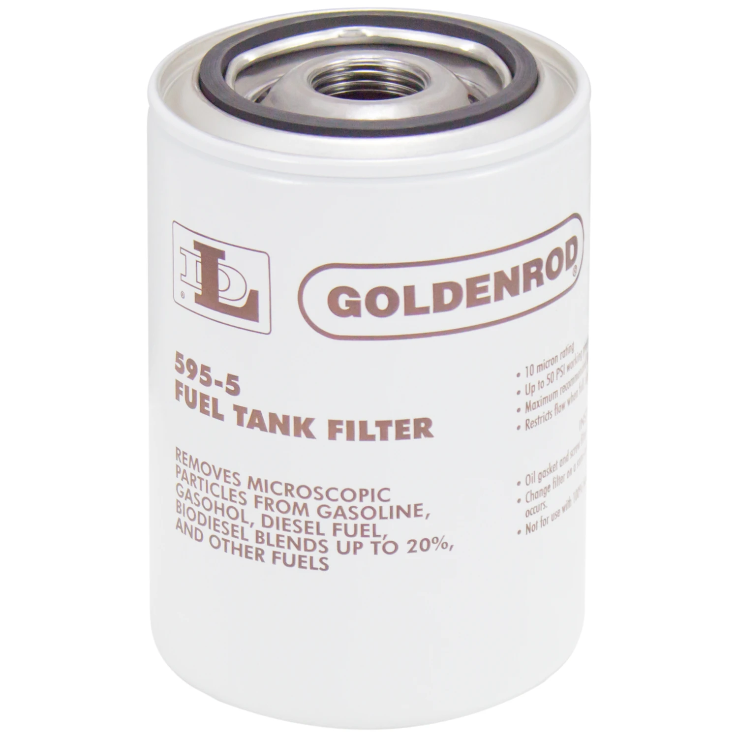 Steel Replacement Fuel Filter 25 Gpm For Gasoline And Diesel