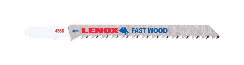 Lenox 20751CT456S Jig Saw Blade, 6 TPI, HCS, Smooth