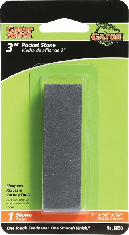 Pocket Sharpening Stone 3 Inches by 7 Eighths Inches by 3 Eighths Inches