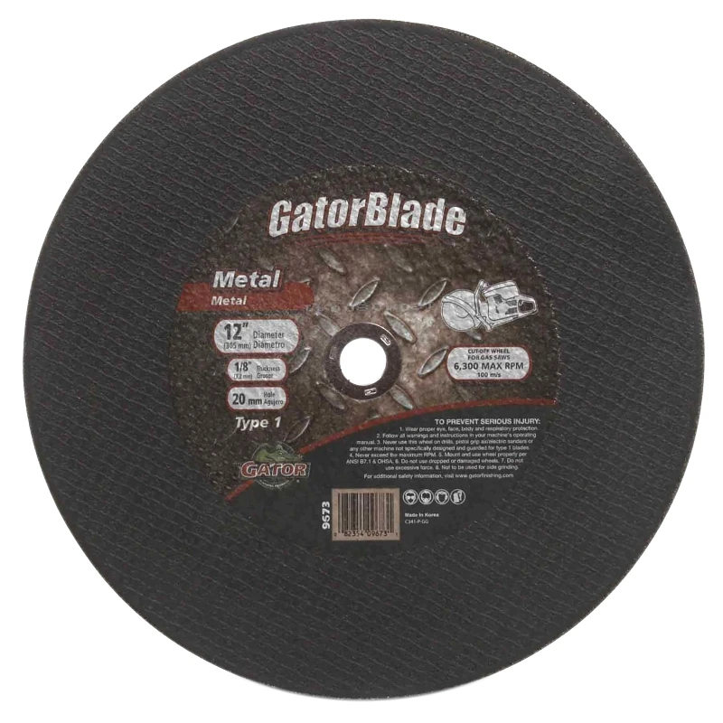 Type 1 12 In. X 1/8 In. X 20 Mm Metal Cut-off Wheel