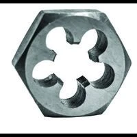 Hexagon Die, 7/8-14 National Fine Thread, 1-7/8-inch, Tungsten Carbon Steel