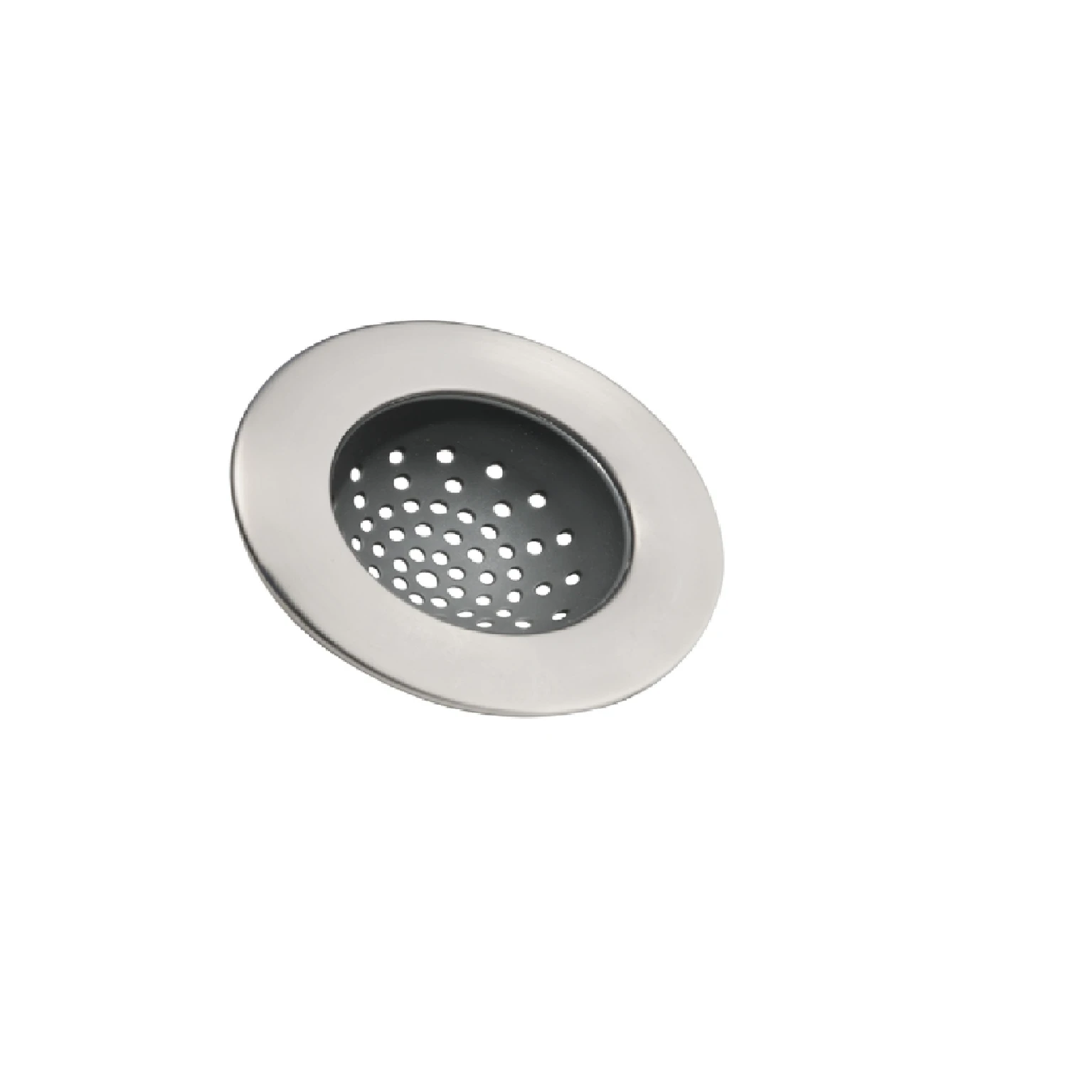 Forma 4 In. Brushed Stainless Steel Sink Strainer With Flexible Plastic Cup