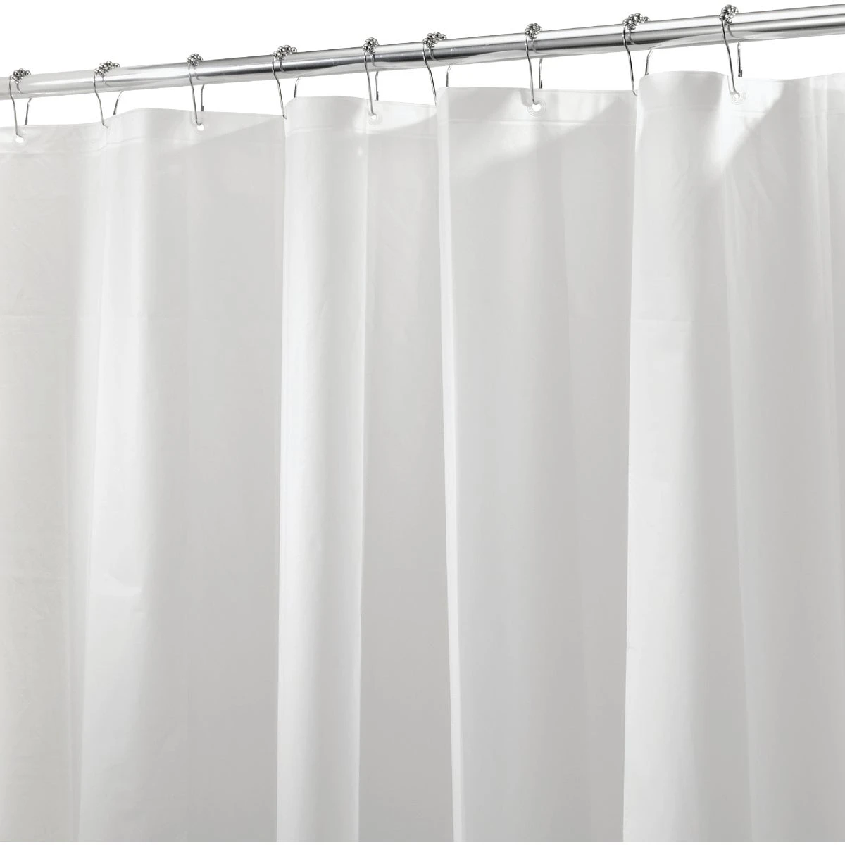 72 In. X 72 In. Frost Peva Shower Curtain Liner - Mold & Mildew Resistant