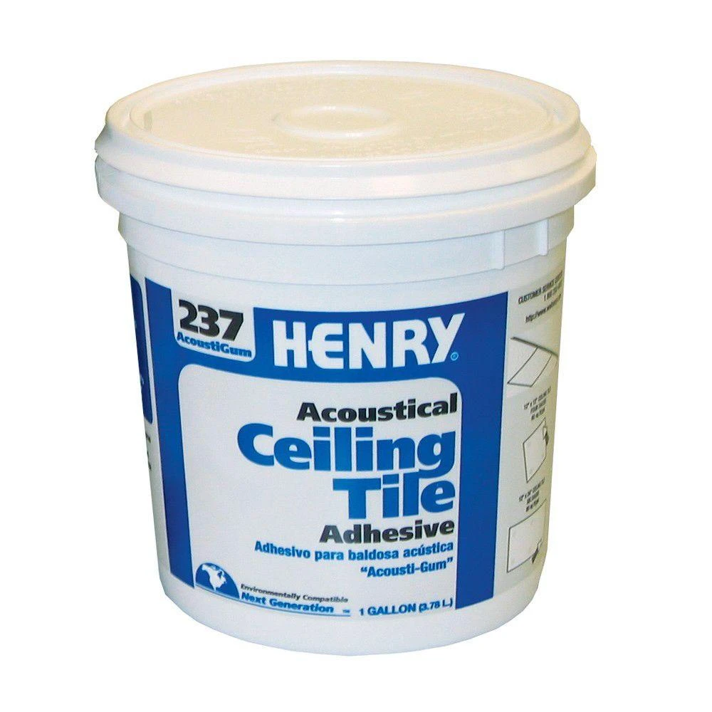 237 Acoustical Tile Adhesive, 1-gallon, Fire Rated Latex Adhesive