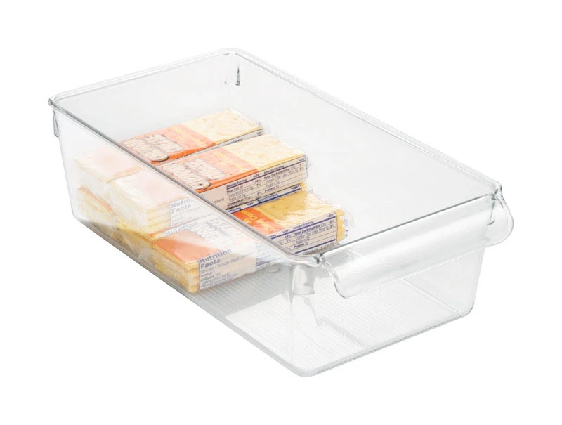 Clear Stackable Storage Bin 3.5 In. H X 6 In. W X 11.5 In. D