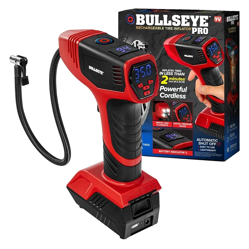 Cordless Tire Inflator, 12V Car Charger