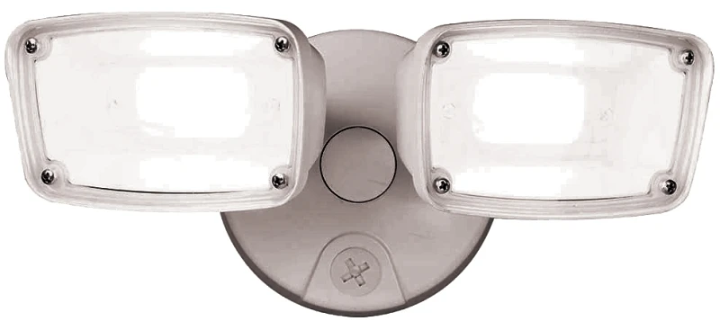 Fts20cw Led Dual Head Smart Flood Light, White, 2034 Lumens