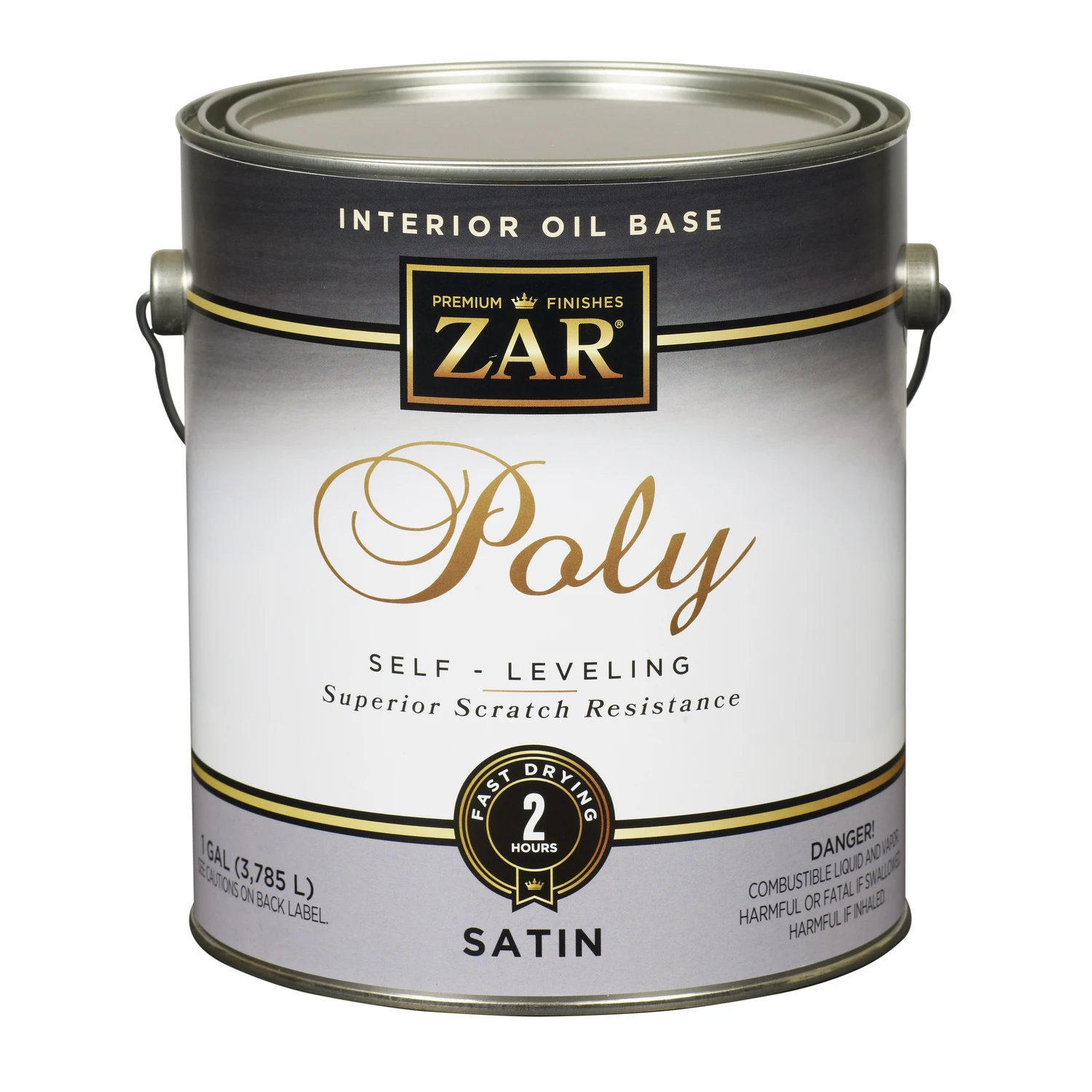 Polyurethane Interior Satin Finish, 1 Gallon Container