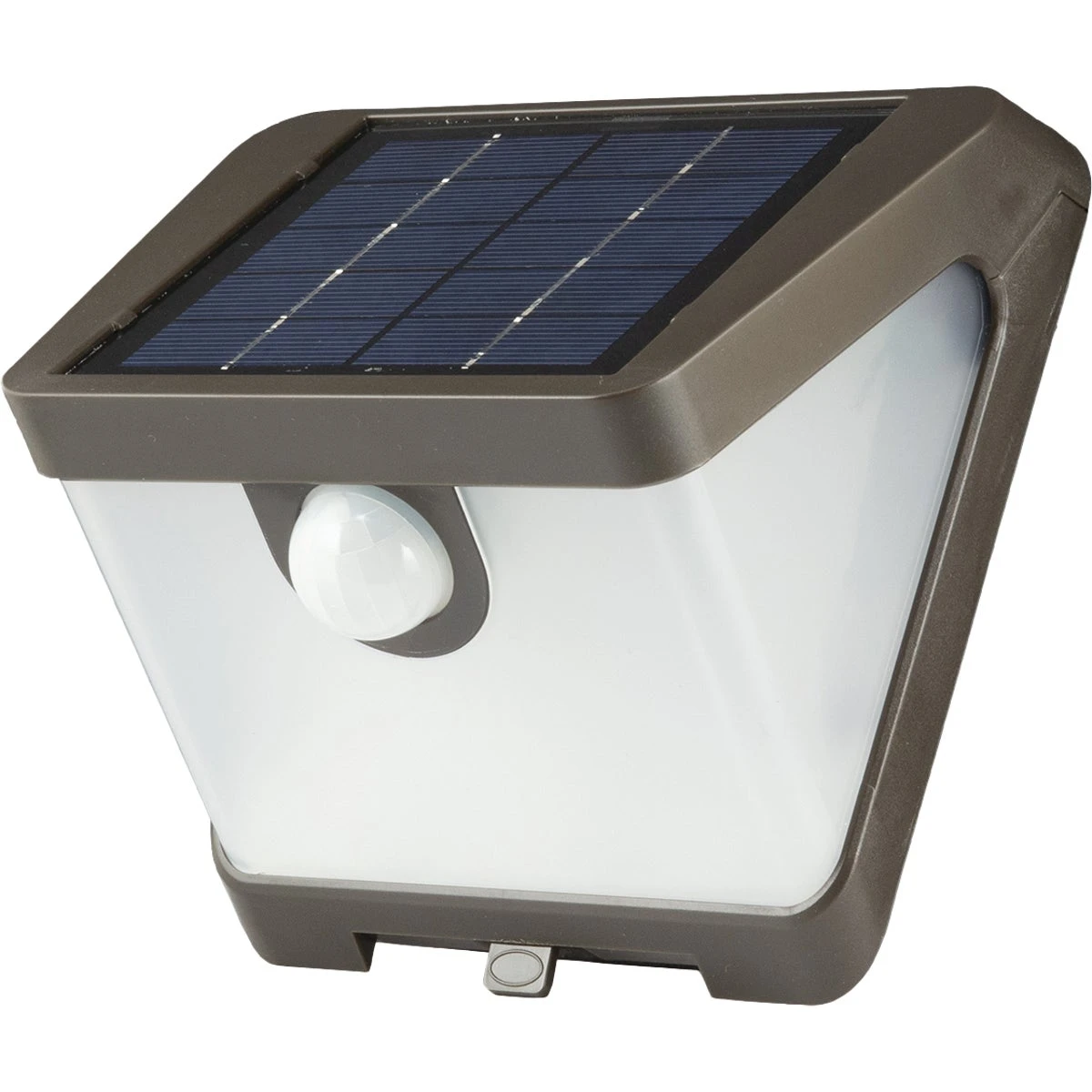 Bronze Motion Sensing Dusk To Dawn Led Solar Wedge Floodlight Fixture - 500 Lumens