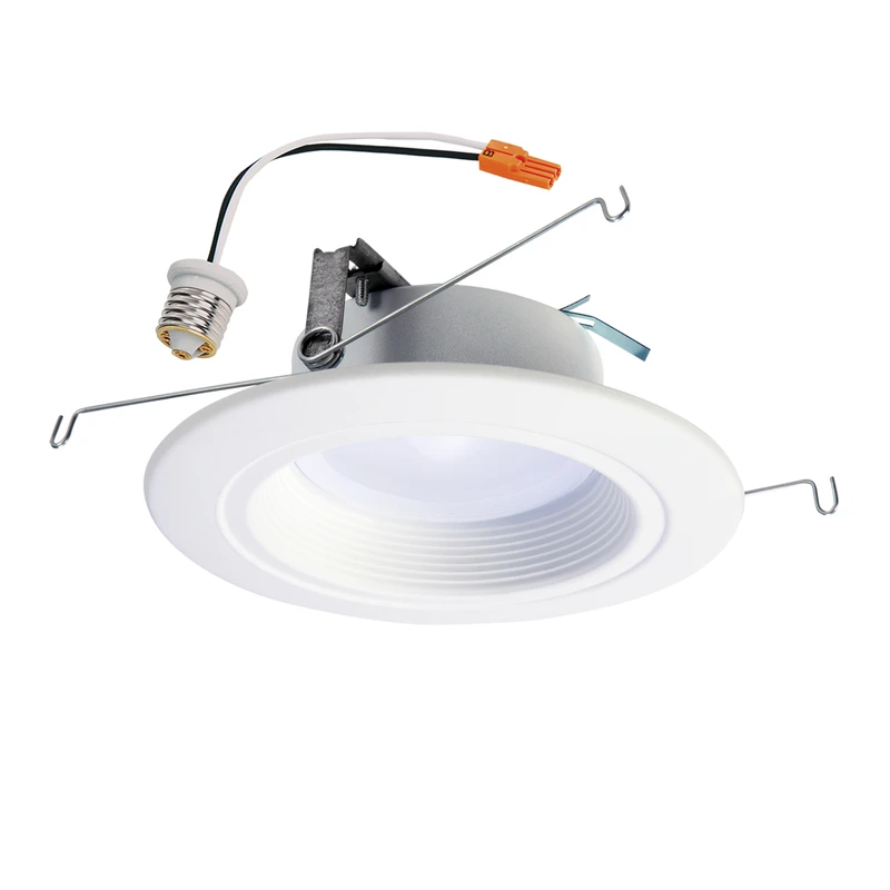 5 In./6 In. Retrofit Ic Rated White Led Cct Selectable Recessed Light Kit