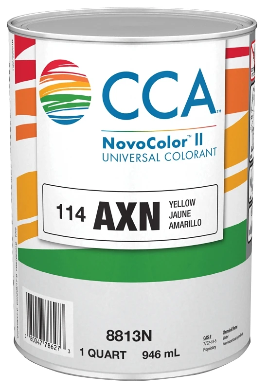 Novocolor Ii Yellow Paint Colorant, 1 Quart - No Voc Universal Tint