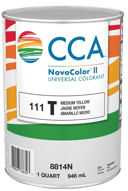 Novocolor Ii Medium Yellow Paint Colorant, 1 Quart - No Voc