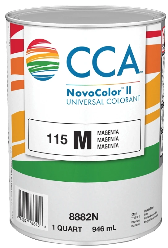Novocolor Ii Paint Colorant, Magenta, 1 Quart - No Voc Universal Tint