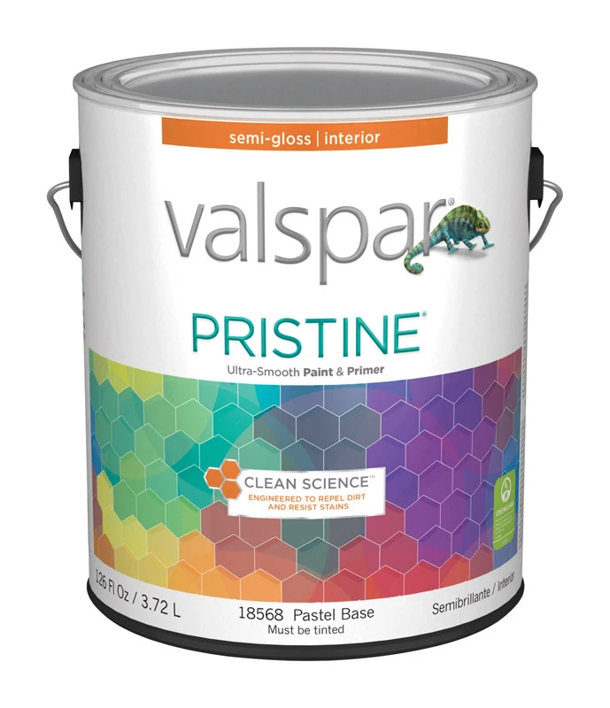 Pristine Semi-gloss Paint And Primer Pastel Base Interior 1 Gallon