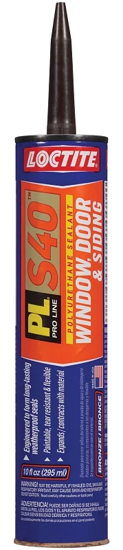 Pl S40 10 Oz. Polyurethane Sealant For Windows, Doors, And Siding - Bronze