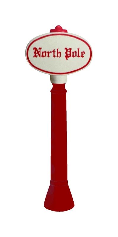 Christmas Decoration, Lighted North Pole, 45-In.