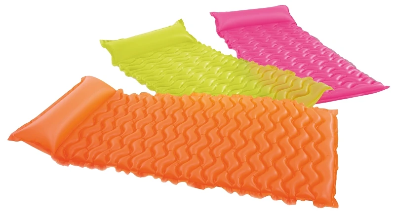 Tote N Float Wave Mat, 90 X 34 In., Assorted Colors, Inflatable Pool Float