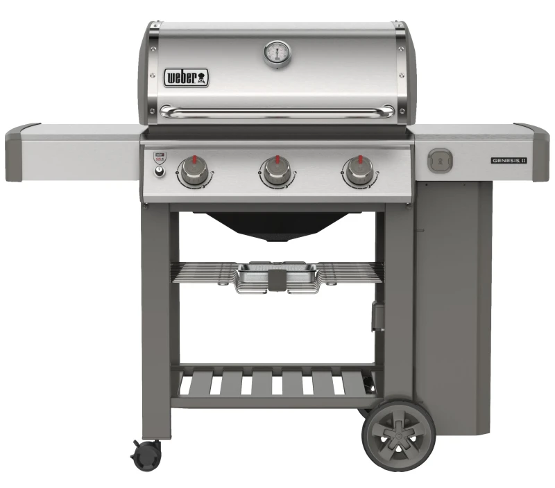 Genesis Ii S-310 3-burner Lp Gas Grill, 39,000 Btu, Stainless Steel