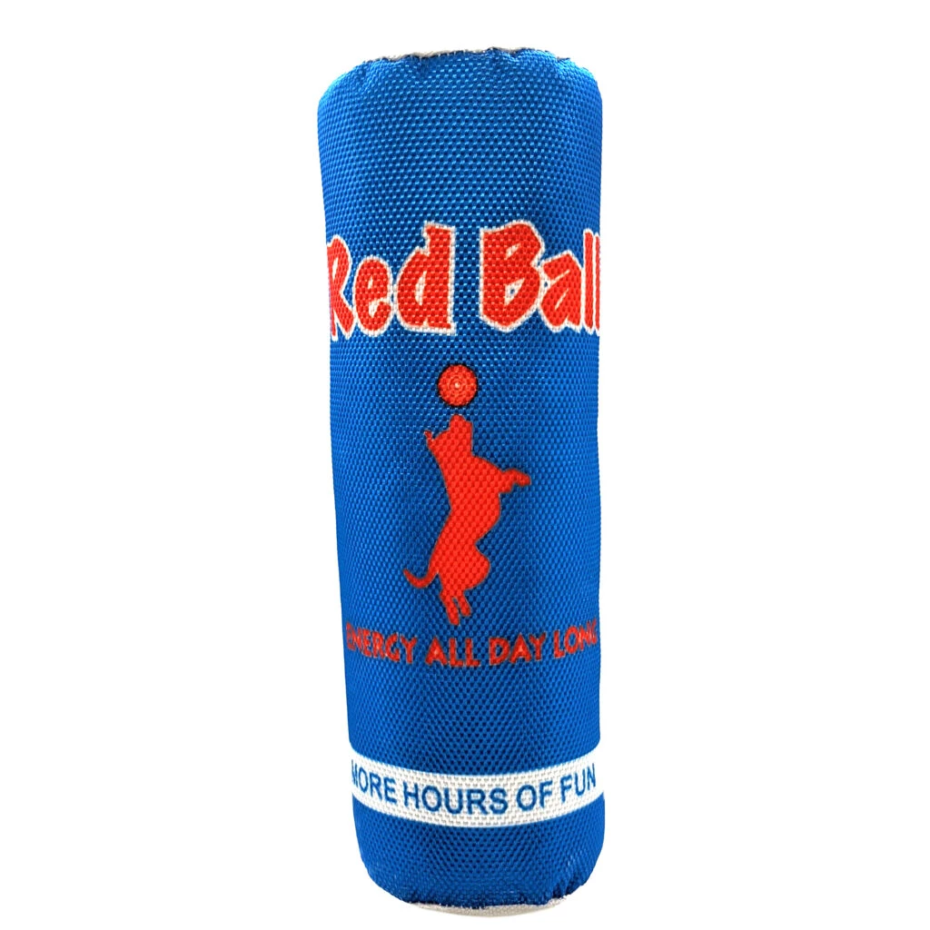 Red Ball Fun Drink Squeaky Dog Toy, 11 Inches, Model 54584