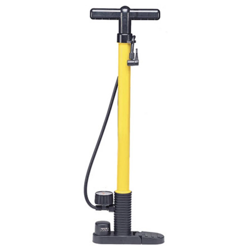 140 Psi High Volume Hand Air Pump With Gauge And Adapters
